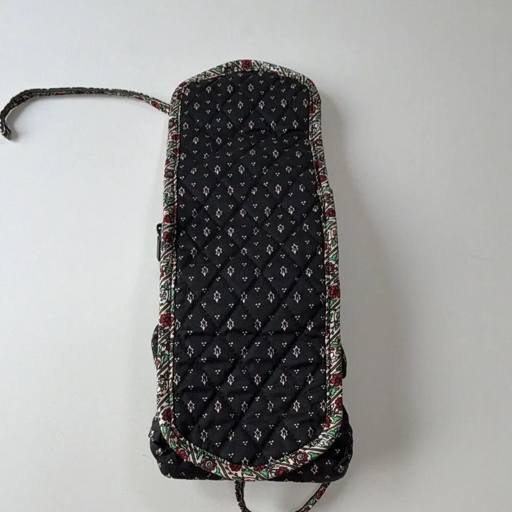 Vera Bradley Quilted Small Jewelry Pill Travel Organizer, Multiple Zip